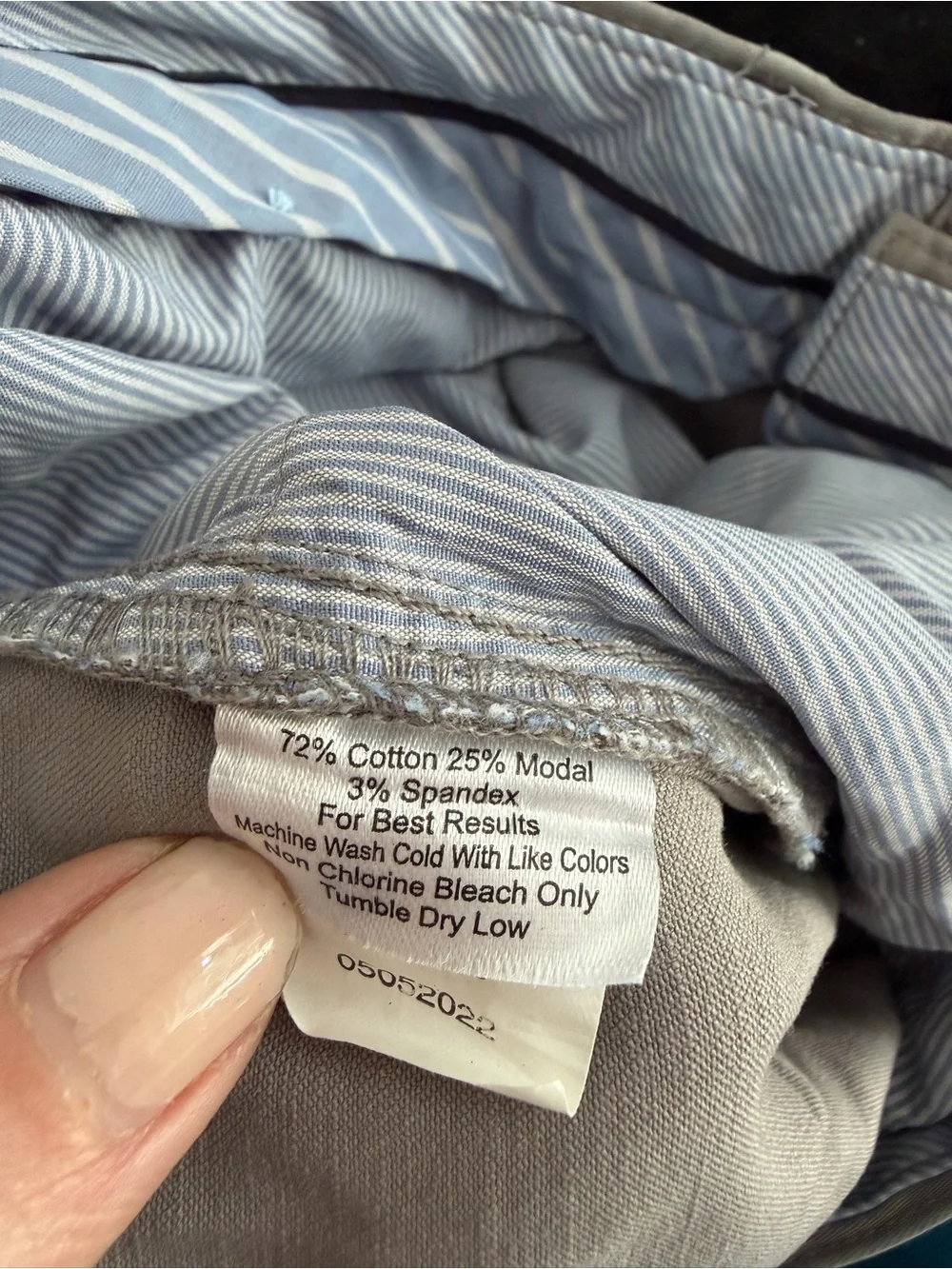 Peter Millar Crown Collection Sateen Stretch Pants Gray 35x30